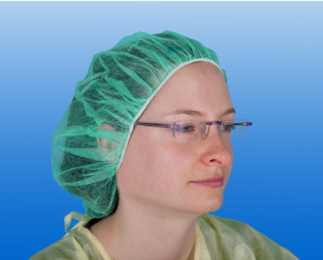 Schwesternhauben Barettform - Aus Spinnvlies, 100 Stück