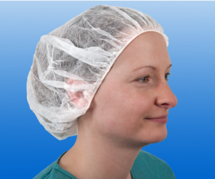 Schwesternhauben Barettform - Aus Spinnvlies, 100 Stück