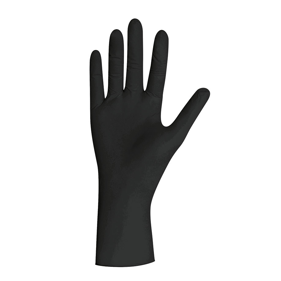 Select Black Untersuchungs-Handschuhe, unsteril - Latex, puderfrei, schwarz