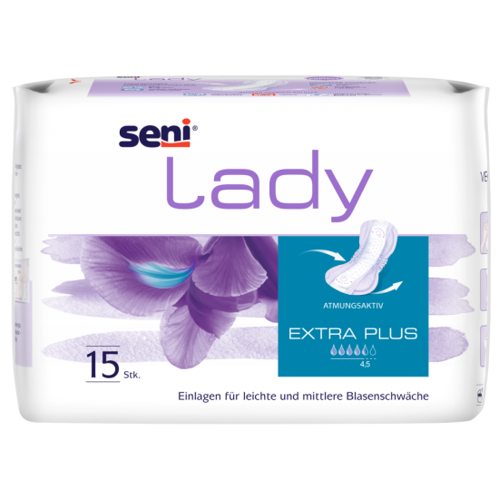 Seni Lady Extra Plus Inkontinenzeinlage - für Frauen, leichte bis mittlere Inkontinenz