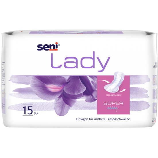 Seni Lady Super Inkontinenzeinlage - für Frauen, bei mittlerer Inkontinenz