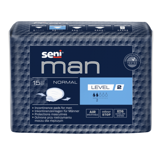 Seni Man Normal Level 2 Inkontinenzeinlage - für Männer, bei leichter Inkontinenz