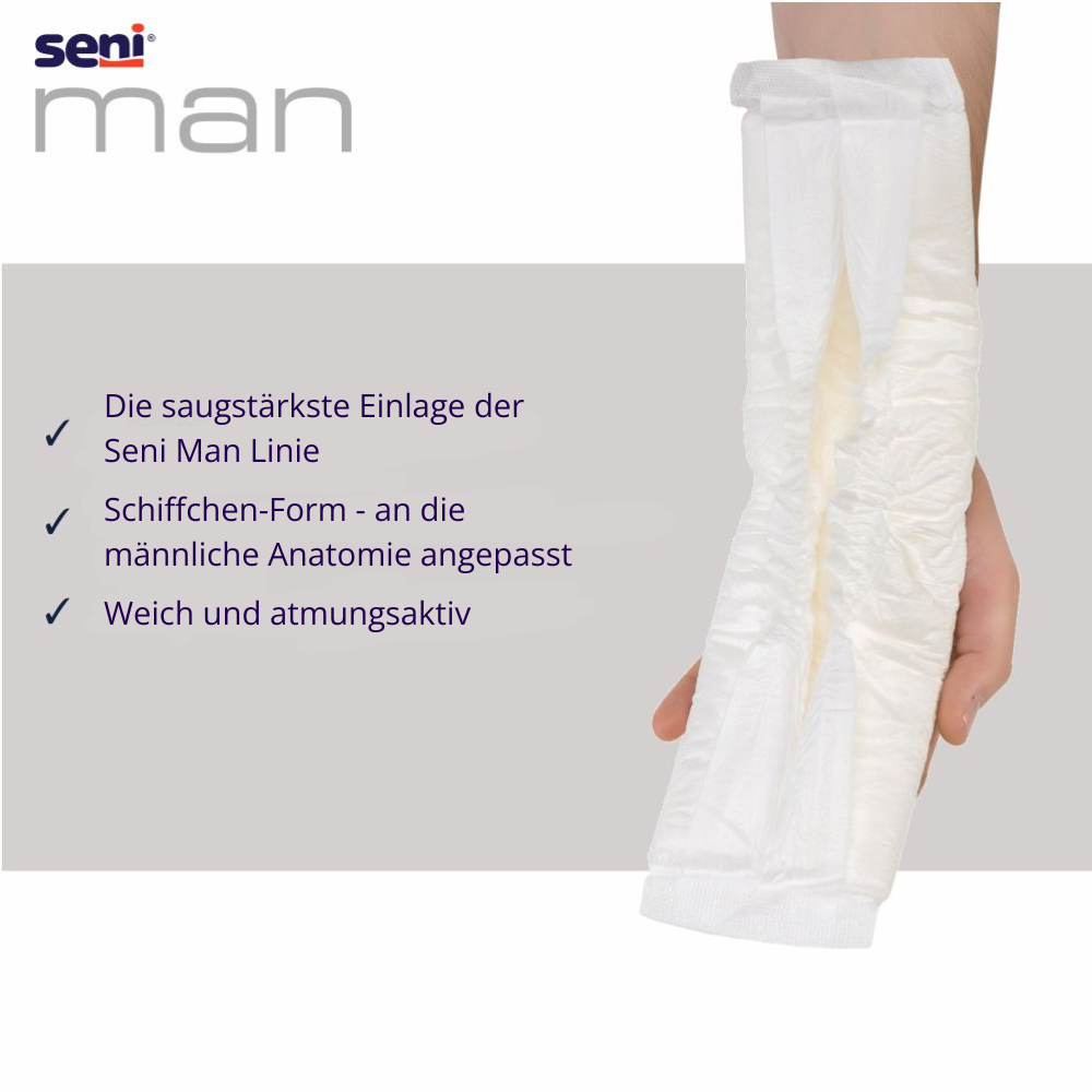 Seni Man Super Level 5  Inkontinenzeinlage - Für Männer, 15 Stück