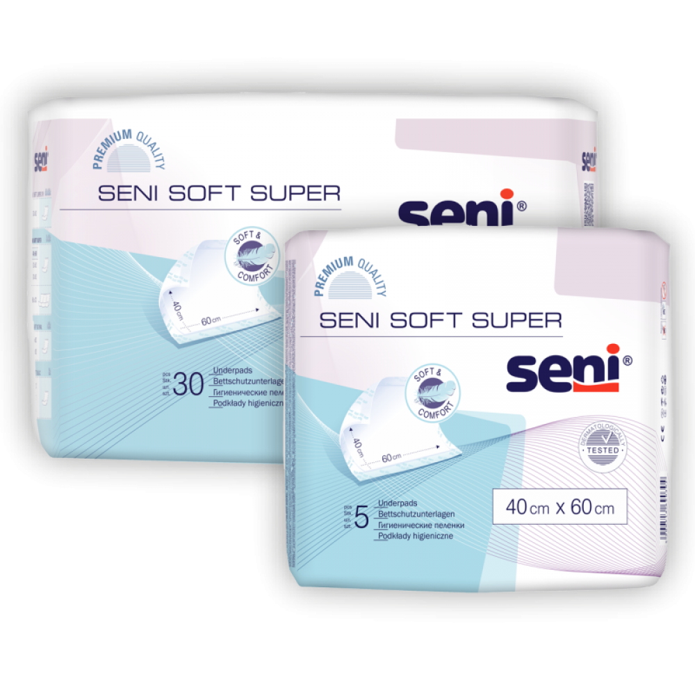 Seni Soft Super - Krankenunterlagen mit Saugkörper 