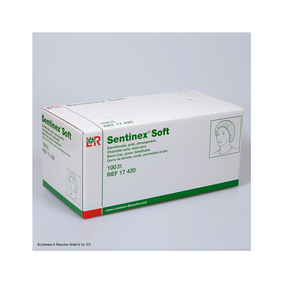 Sentinex OP-Hauben "Soft", grün - Barettform 