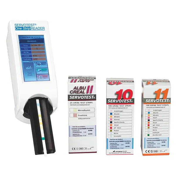 Servotest One Strip Reader - Tragbares Einstreifengerät für Servotest Teststreifen