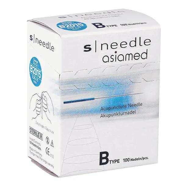 S-Needle Akupunkturnadeln - Typ B, ohne Führungsröhrchen aus medizinischem Stahl