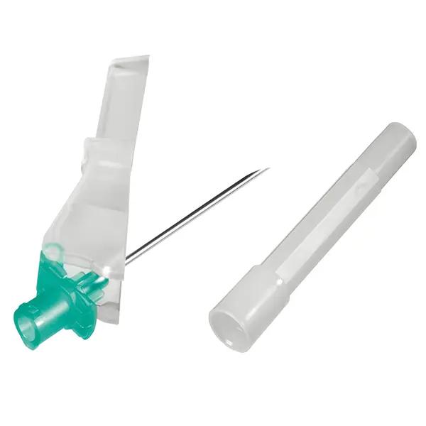 Sterican Safety - Einmalkanülen mit Sicherheitsmechanismus, Kanülen-Schutzschild lang - Grün