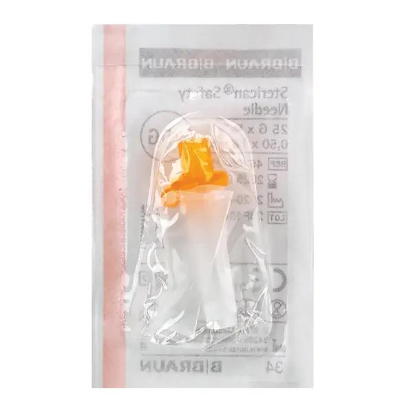 Sterican Safety - Einmalkanülen mit Sicherheitsmechanismus, Kanülen-Schutzschild lang - Grün