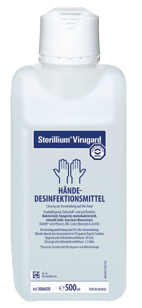 Sterillium Virugard - Händedesinfektionsmittel farbstoff- und parfümfrei