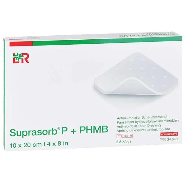 Suprasorb P plus PHMB - Steriler, antimikrobieller PU Schaumverband (SSB-fähig)