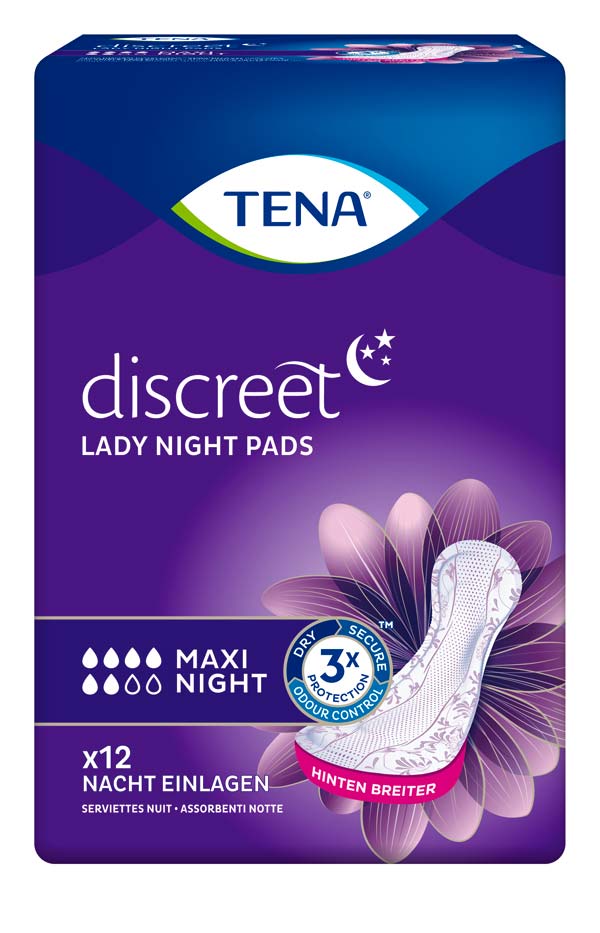 Tena Lady Einlagen - Discreet Maxi Night