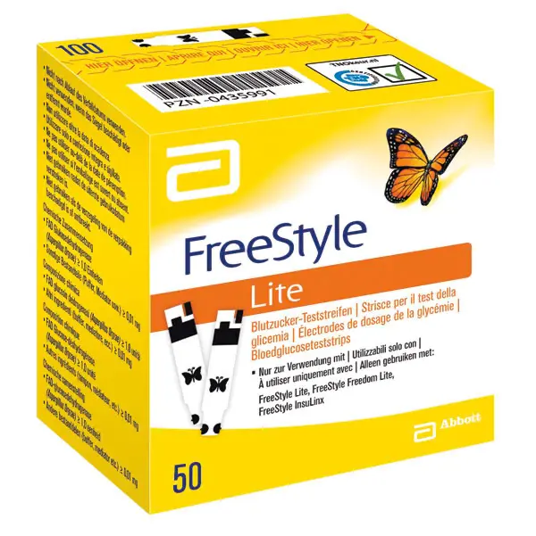 Teststreifen für das FreeStyle Freedom Lite Blutzuckermessgerät
