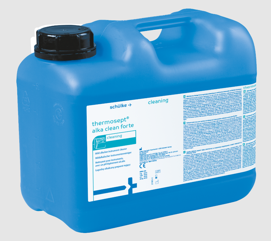 Thermosept alka clean forte - Alkalischer Reiniger zur Aufbereitung von med. Instrumenten