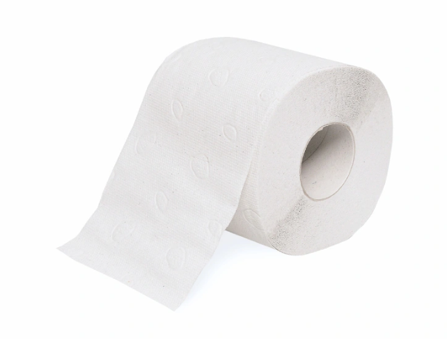 Toilettenpapier - 2-lagig, 250 Blatt, 8 Rollen, hochweiß, Zellstoff 