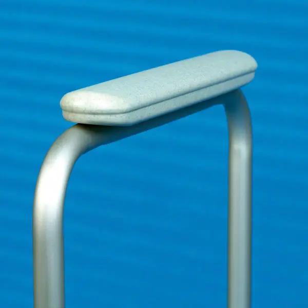 Toilettenrahmen aus Aluminium - Höhenverstellbar und mit Anti-Rutsch-Gummikappen