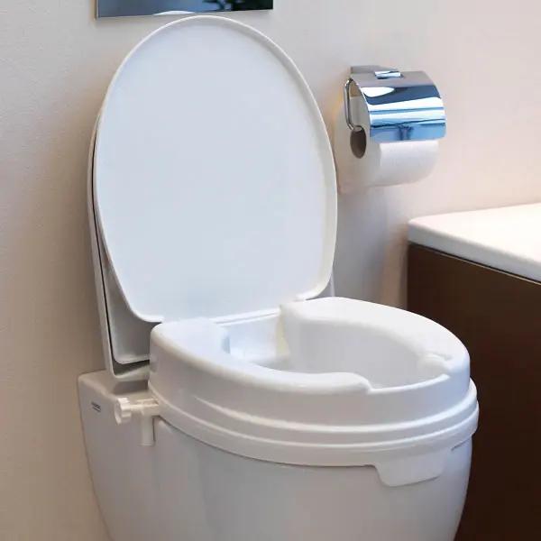 Toilettensitzerhöhung mit Deckel - 10 cm Erhöhung des Toilettensitzes