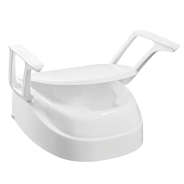 Toilettensitzerhöhung Universal - Verstellbare Sitzhöhe 8-15 cm 