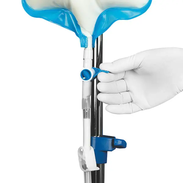Top Fill Einlaufbeutel mit stufenlos regelbarem Absperrhahn - Volumen 3 Liter