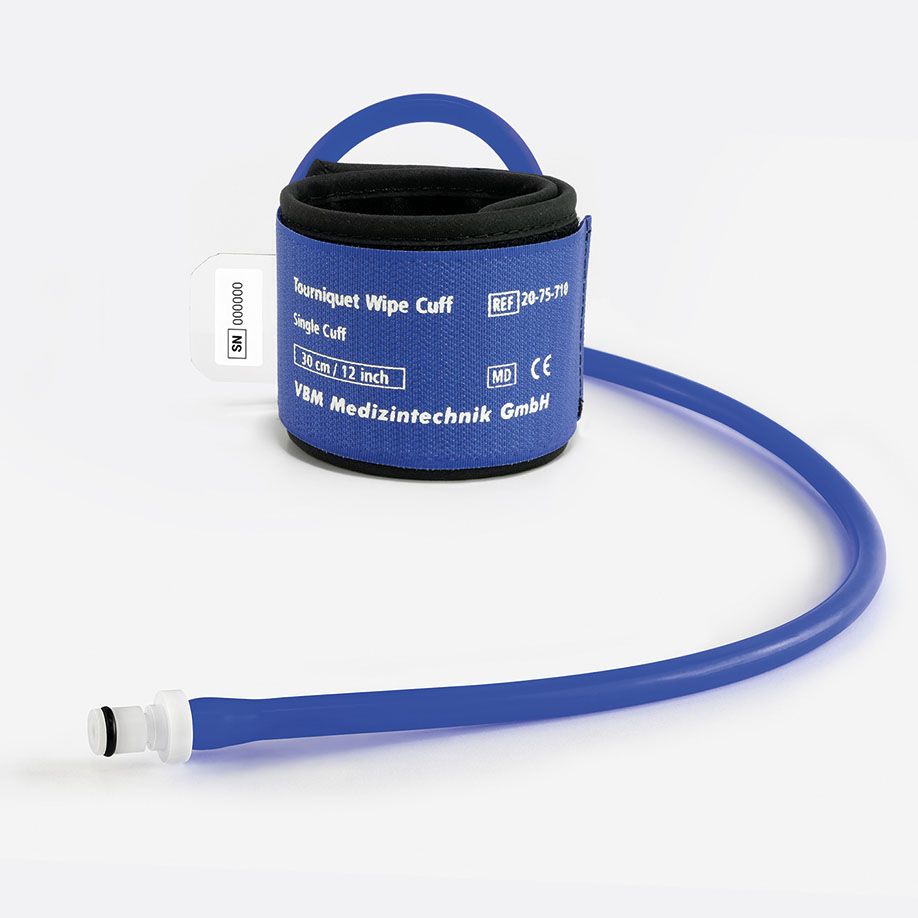 Tourniquet Wipe Cuff - Einfachmanschette, 8 Größen, Aufbereitung durch Wischdesinfektion