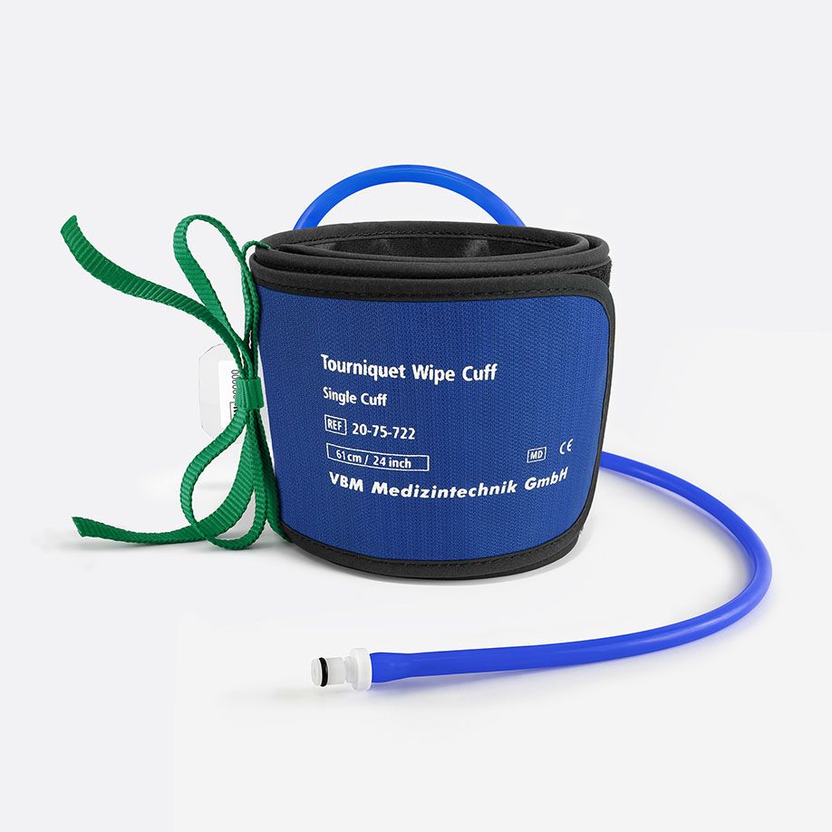 Tourniquet Wipe Cuff - Einfachmanschette, 8 Größen, Aufbereitung durch Wischdesinfektion