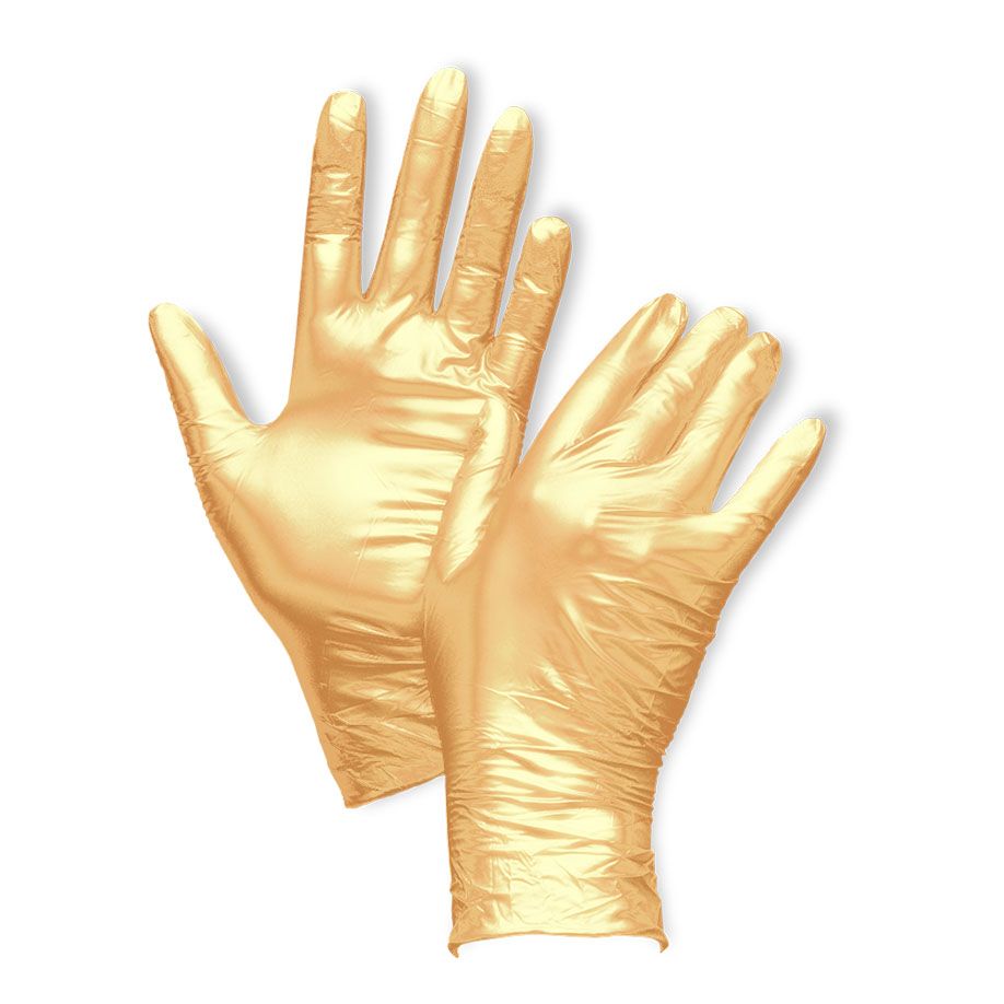 Unigloves FANCY Gold - Nitril Untersuchungshandschuhe, unsteril, puderfrei