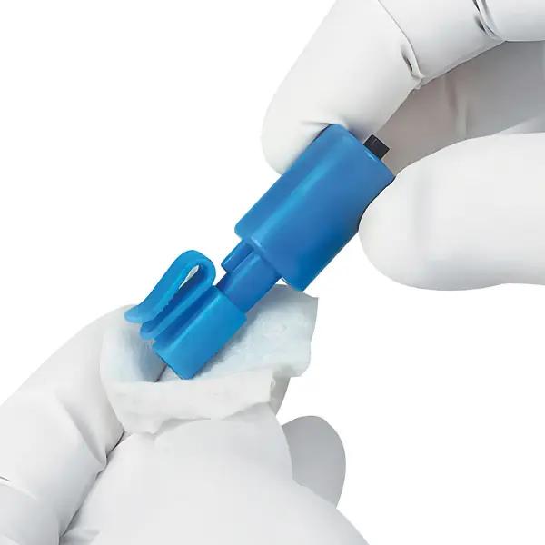 Universal LED-Leuchten inkl. nicht wechselbaren Batterien - Blau mit Adapter-Clip