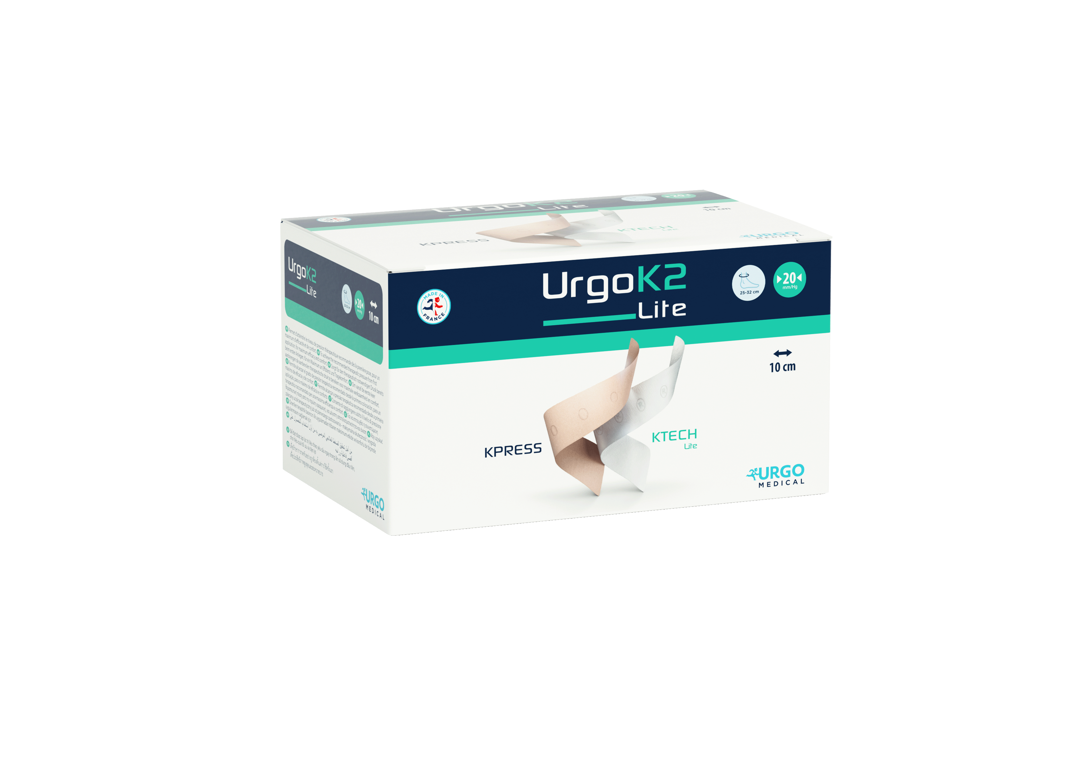 UrgoK2 lite Latex Free - Knöchelumfang 18-25 cm oder 25-32 cm, Zweikomponentenbinde (SSB-fähig)