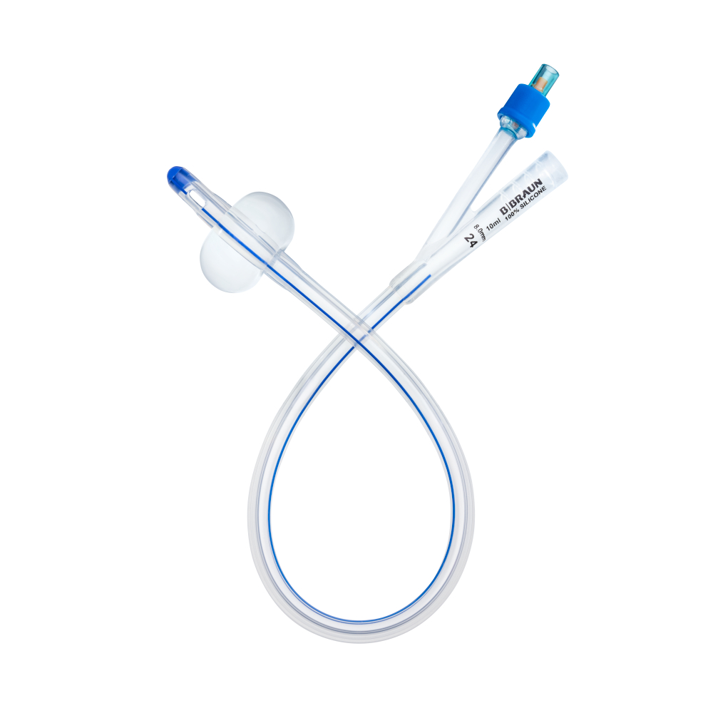 Urimed Cath Silikon-Dauerkatheter - Ch. 18, 42 cm lang, steril verpackt, mit Nelatonspitze