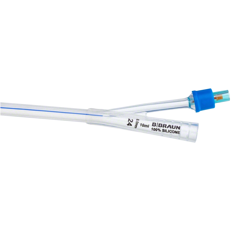 Urimed Cath Silikon-Dauerkatheter - Ch. 18, 42 cm lang, steril verpackt, mit Nelatonspitze