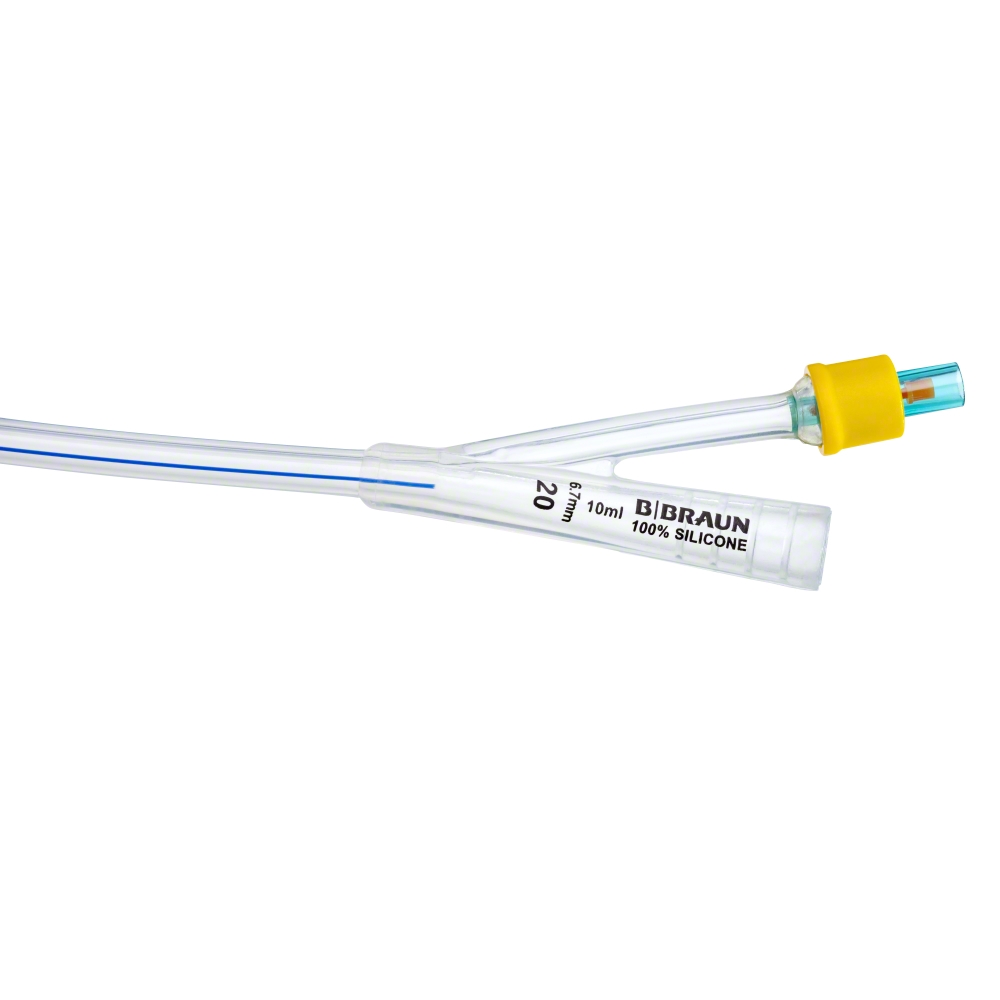 Urimed Cath Silikon-Dauerkatheter - Ch. 18, 42 cm lang, steril verpackt, mit Nelatonspitze
