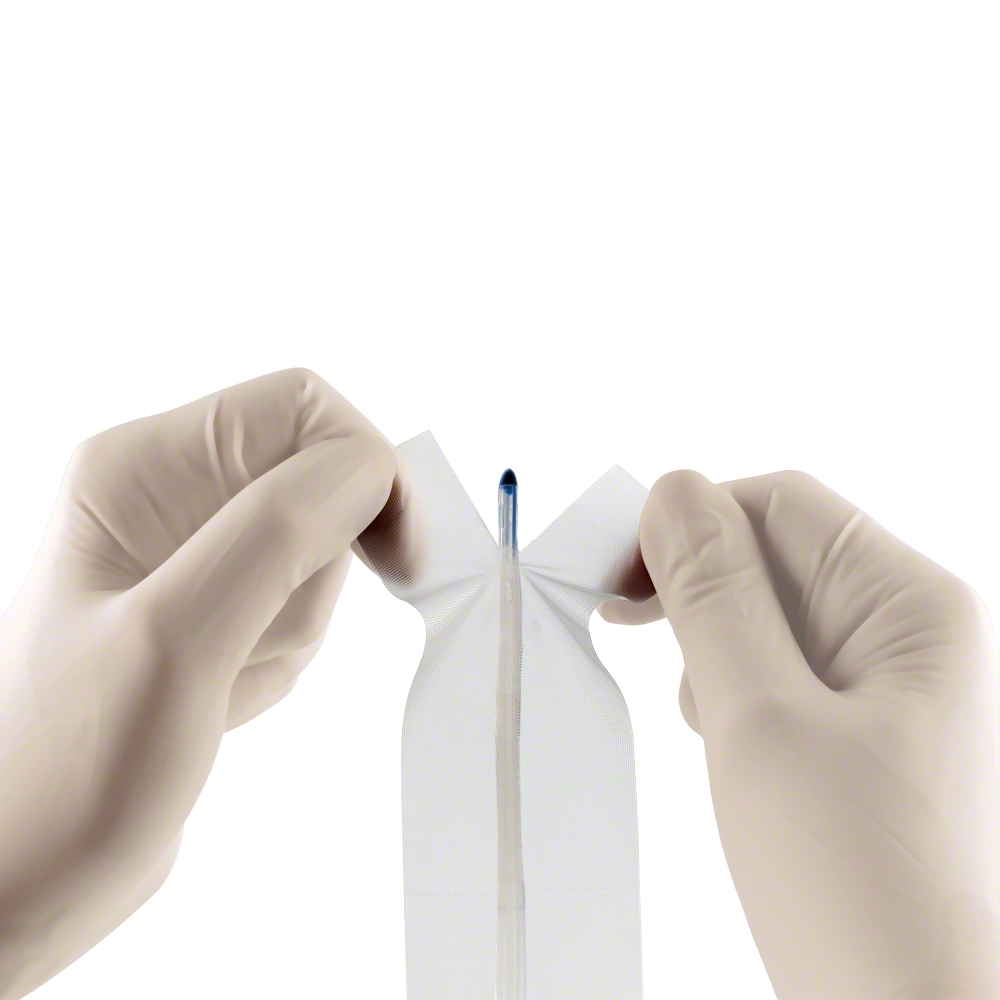 Urimed Cath Silikon-Dauerkatheter - Ch. 18, 42 cm lang, steril verpackt, mit Nelatonspitze
