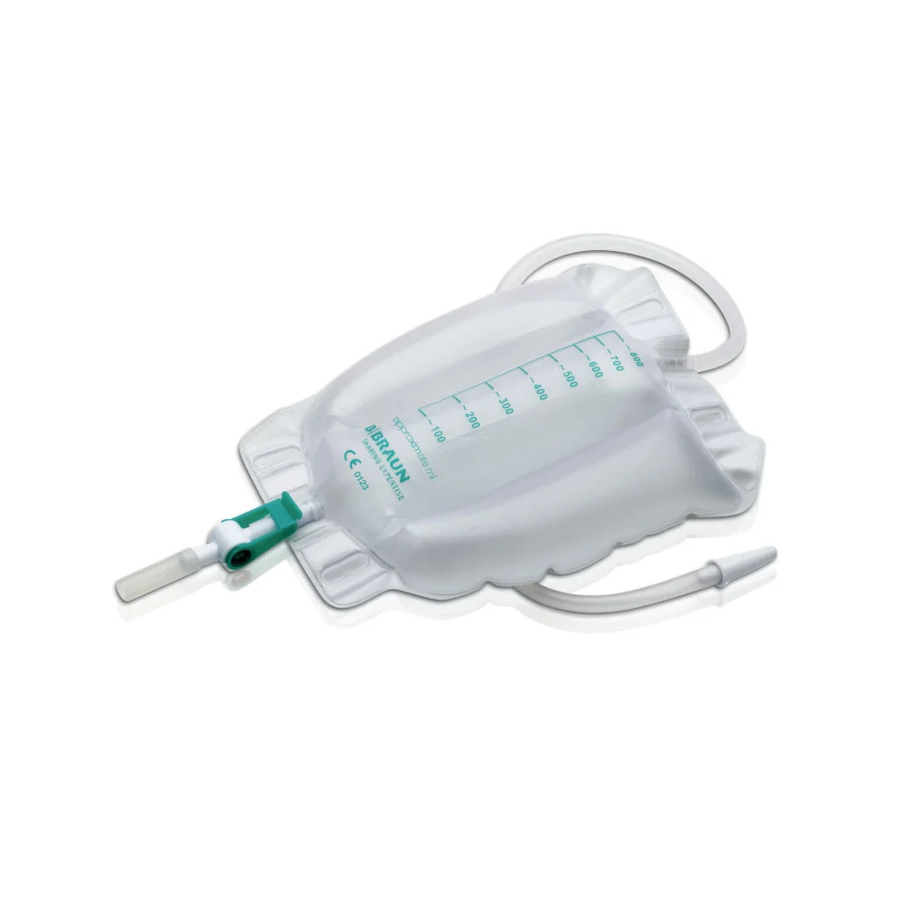Urimed Tribag Plus Beinbeutel steril - Vliesrückseite, latexfrei, mit Sicherheitsventil