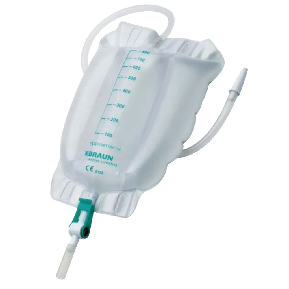 Urimed Tribag Plus Beinbeutel steril - Vliesrückseite, latexfrei, mit Sicherheitsventil