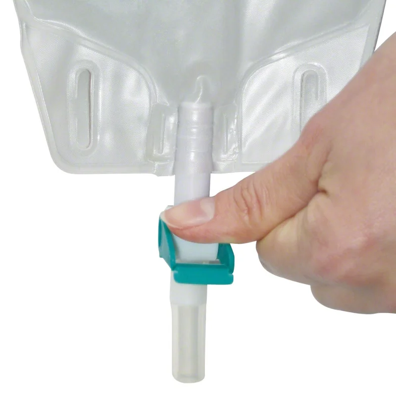Urimed Tribag Plus Beinbeutel steril - Vliesrückseite, latexfrei, mit Sicherheitsventil