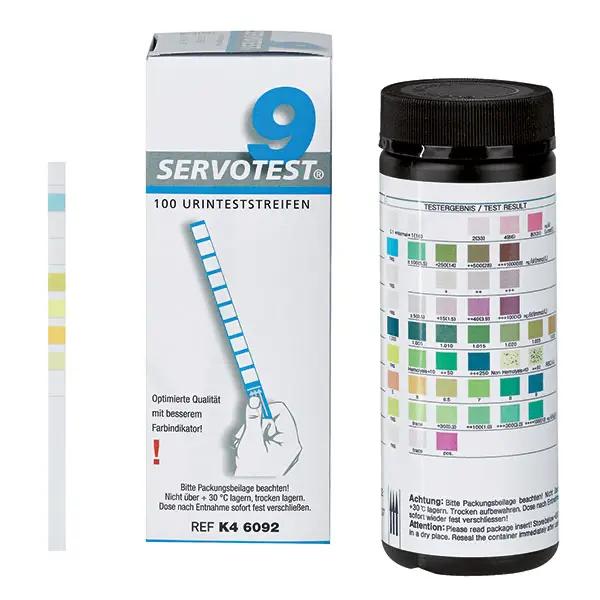 Urinteststreifen - umfangreiche Schnelltests mit klarer Ableseskala - 100 Stück SERVOTEST 11