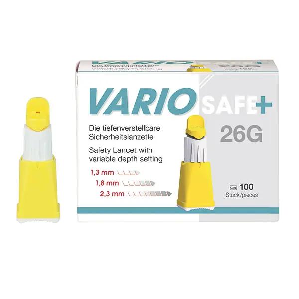 Vario Safe Plus Sicherheitslanzetten - Tiefenverstellbare Lanzette mit 3 Einstichtiefen