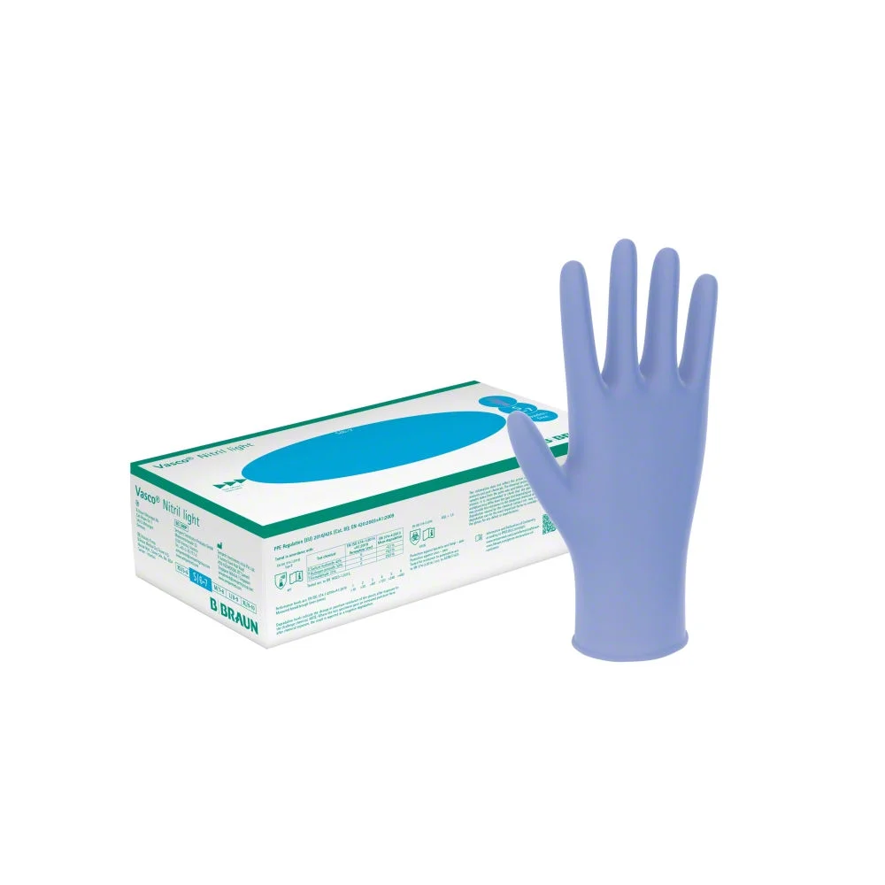 Vasco Nitril light puderfrei/unsteril - Untersuchungshandschuhe blau