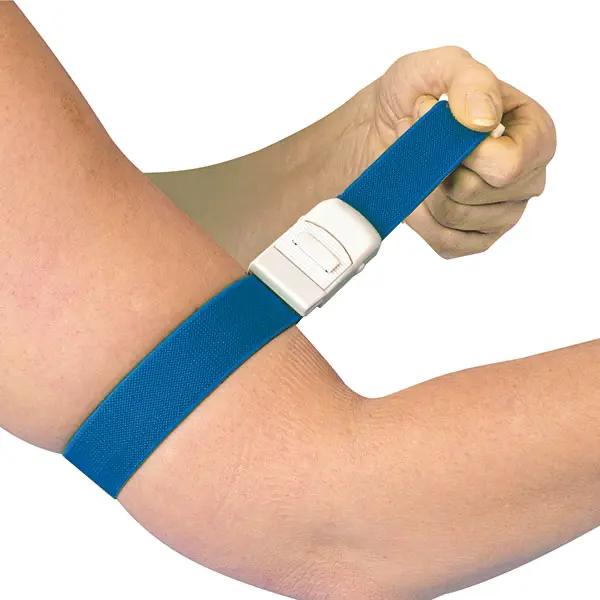 Venenstauer - Stauband mit Kunststoffverschluss zur Blutentnahme oder Infusion