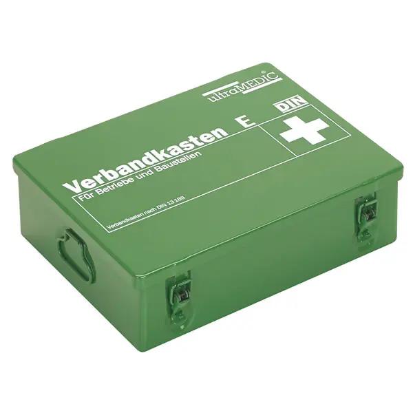 VERBANDKASTEN - Metall DIN 13169:2021 (groß), fertig gefüllt