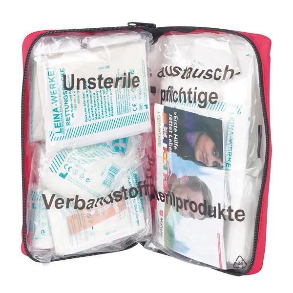 Verbandtasche fertig gefüllt nach DIN 13164-2014 für KFZ und Erste Hilfe