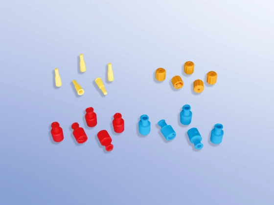 Verschlußstopfen, steril - 100 Stück, gelb - Luer-Anschluss