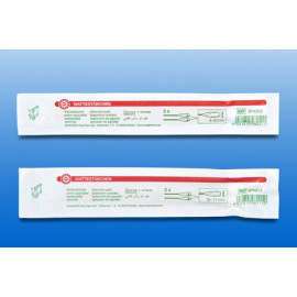 Wattestäbchen 15 cm mit Holzträger - 100x2 Stück, steril, Wattekopf 4-5mm (SSB-fähig)