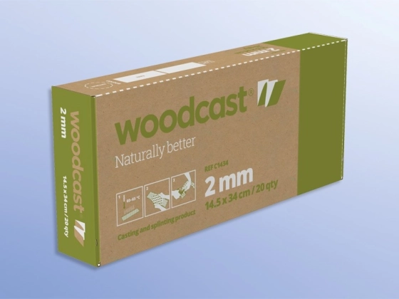 Woodcast 2 mm - zur Frakturversorgung, Ruhigstellung von Daumen, Fingern und der Hand (SSB-fähig)