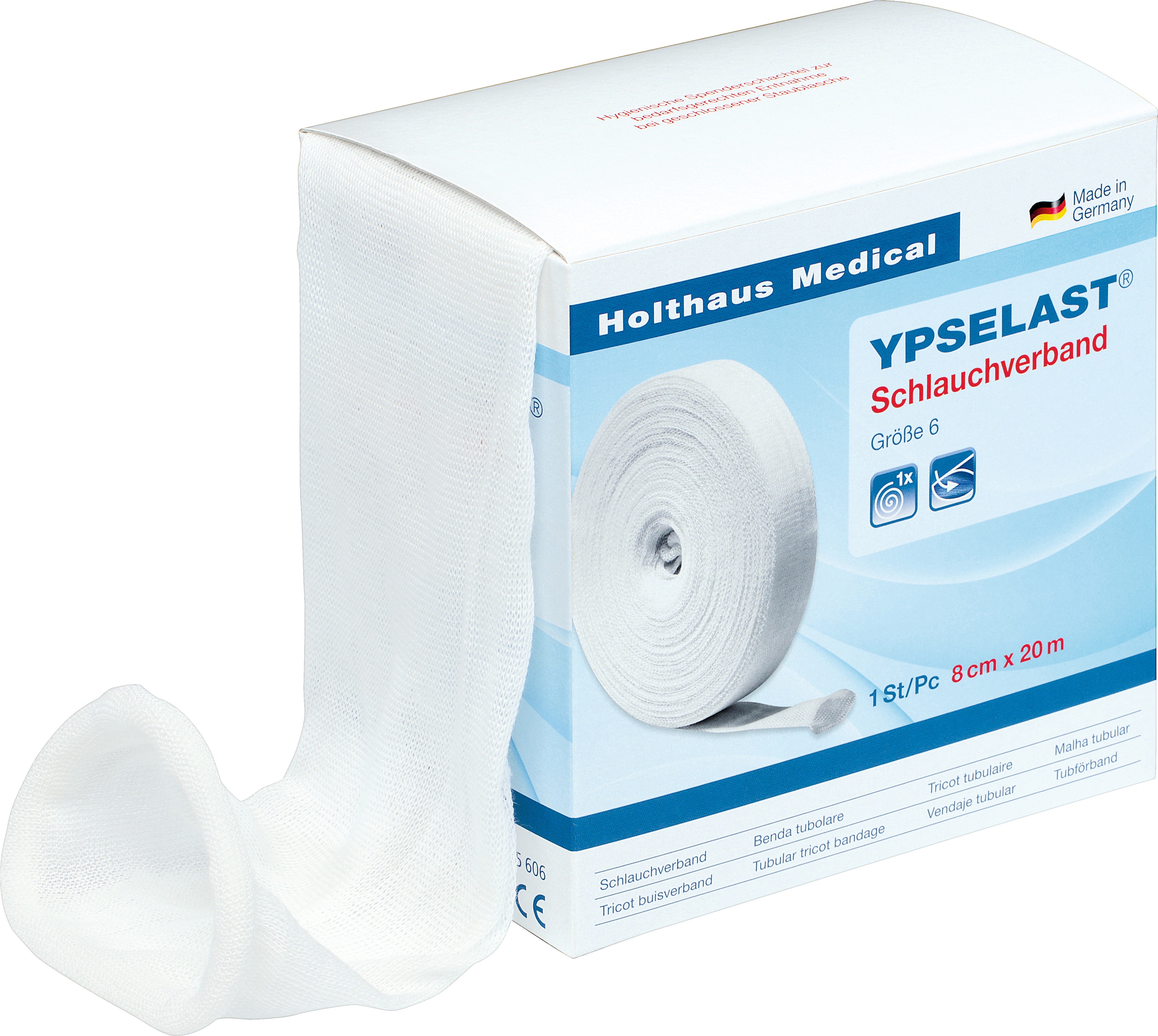 YPSELAST  - 20 m Schlauchverband für Kinder zur Fixierung von Verbänden (SSB-fähig)
