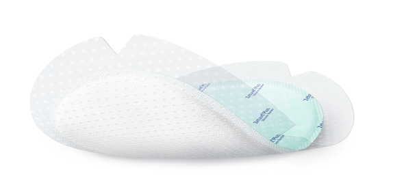 Zetuvit Plus Silicone Border Oval - SAP-Wundauflage mit Silikon-Wundkontaktschicht (SSB-fähig)