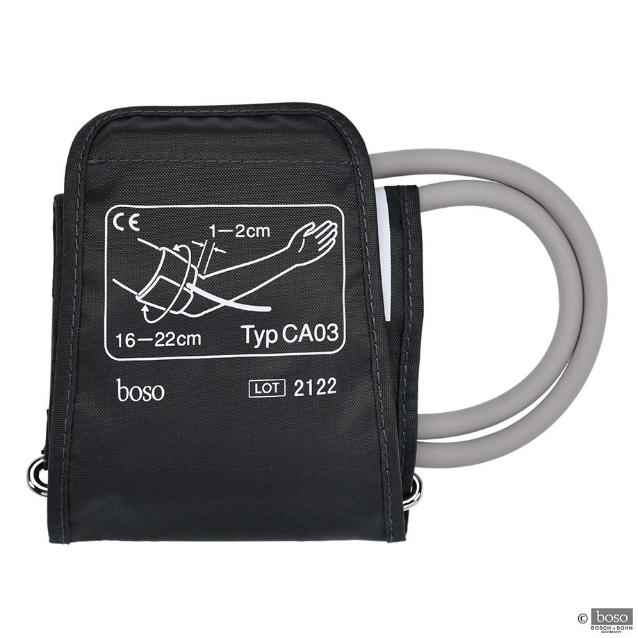 Zugbügel-Klettenmanschette komplett mit Verbinder, Gr. XS - Für Boso Geräte