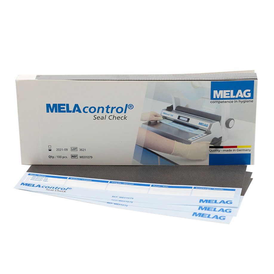 MELAcontrol Seal Check Teststreifen -  Funktionskontrolle der MELAseal Siegelgeräte