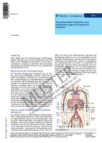 Patientenaufklärungsbögen, 50 Stück - Thromboembolie-Prophylaxe