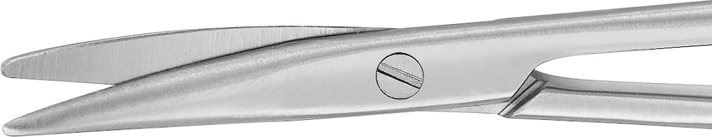Aesculap Präparierschere, 11,5 cm - gebogen, feines Modell, stumpf/stumpf